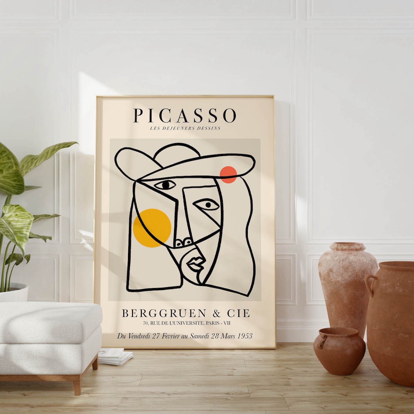 P. Picasso - Les Dejeuners Dessins Art Poster Print